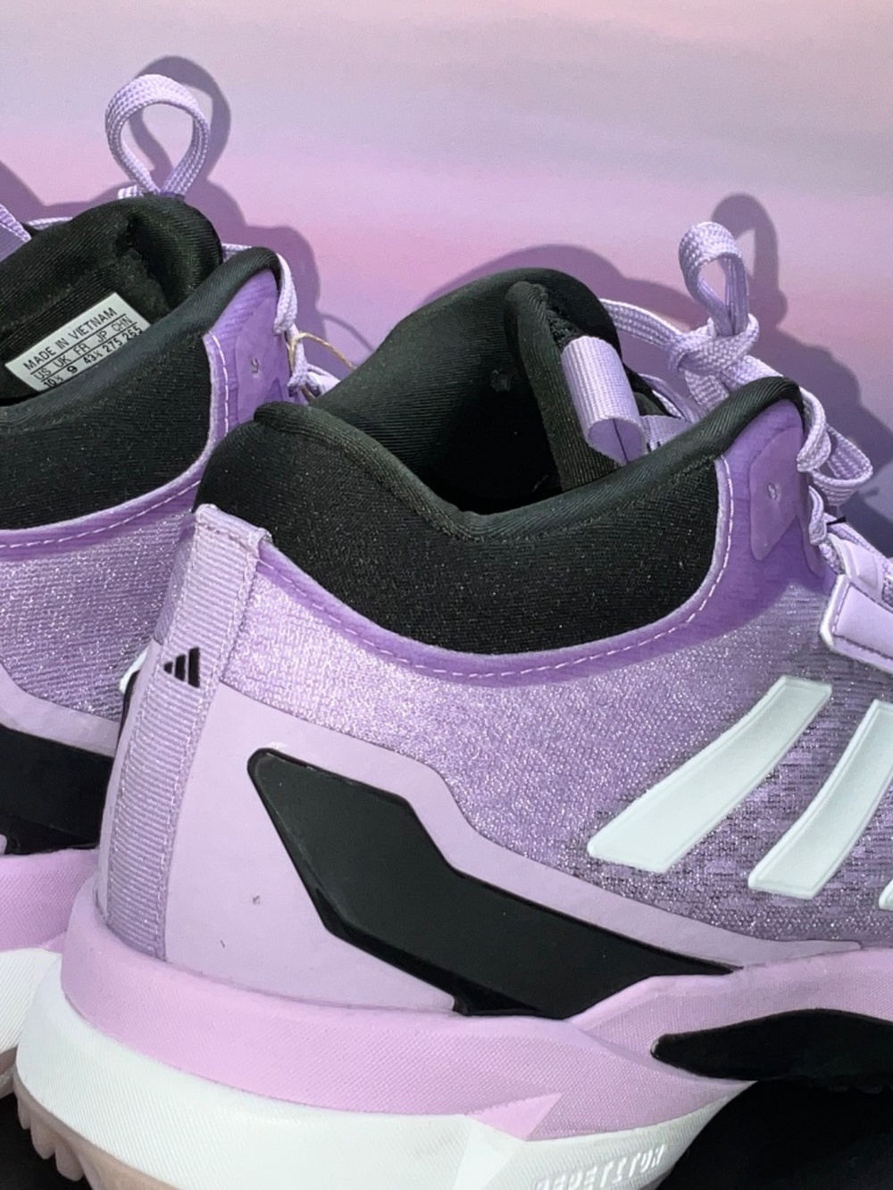 Adidas CrazyFlight 6 Mid W Indoor Volleyball Shoes in Powder Plum/Black.10.5/9UK - Picture 4 of 6
